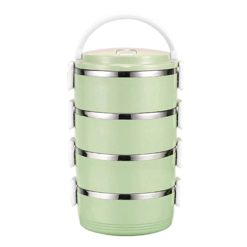 Lunchbox cylindrique multi-compartiments