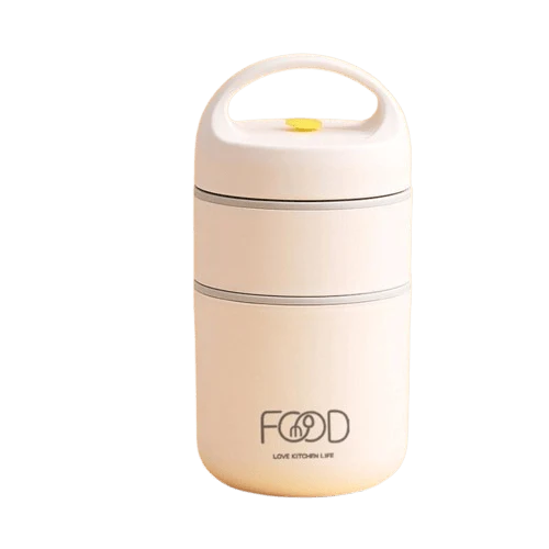 Lunchbox isotherme cylindrique à poignée