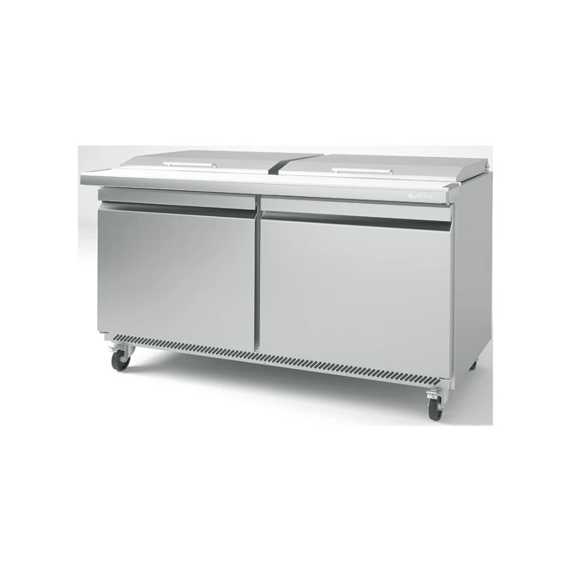 Saladette réfrigérée positive 2 portes - 480L