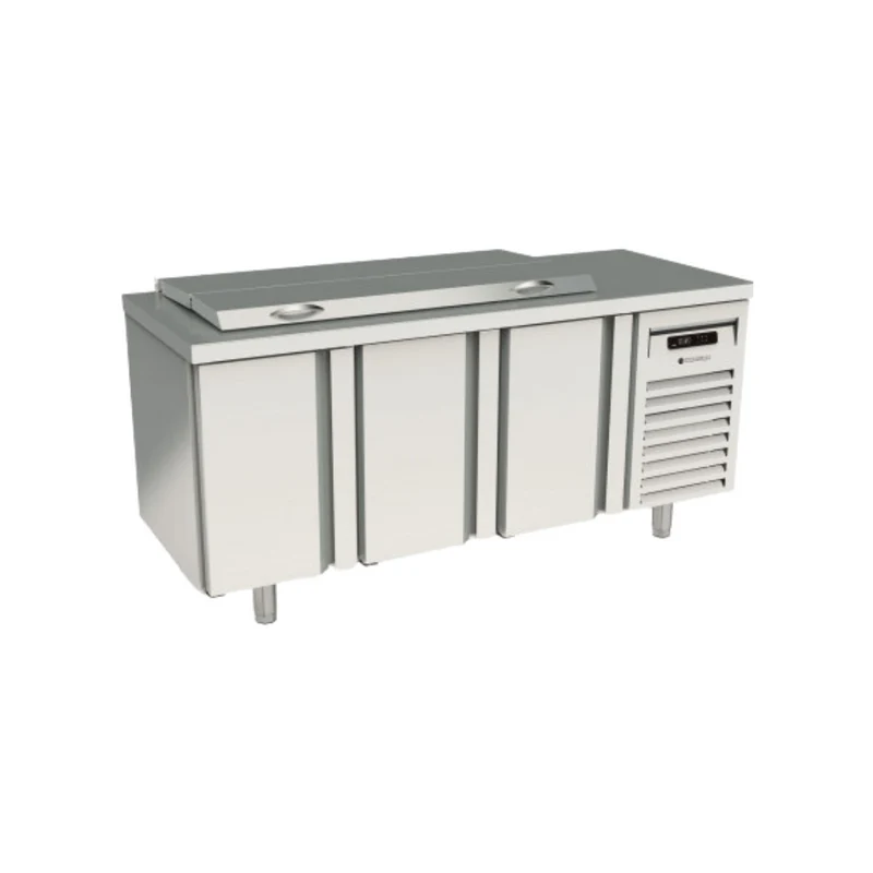Meuble de préparation GN 1/1 réfrigéré positif - 3 portes