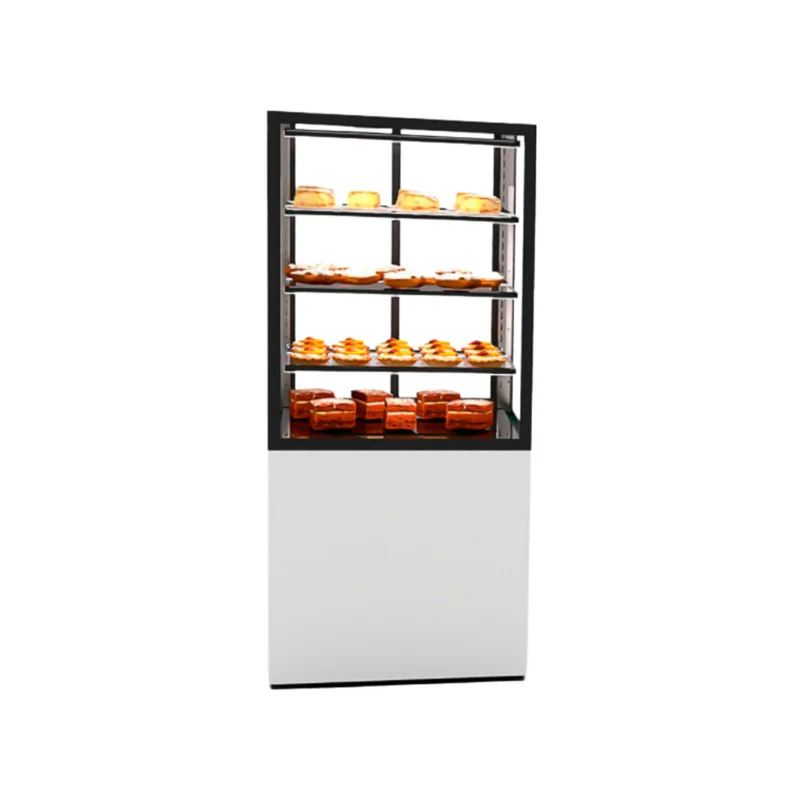 Vitrine chaude libre service 4 niveaux