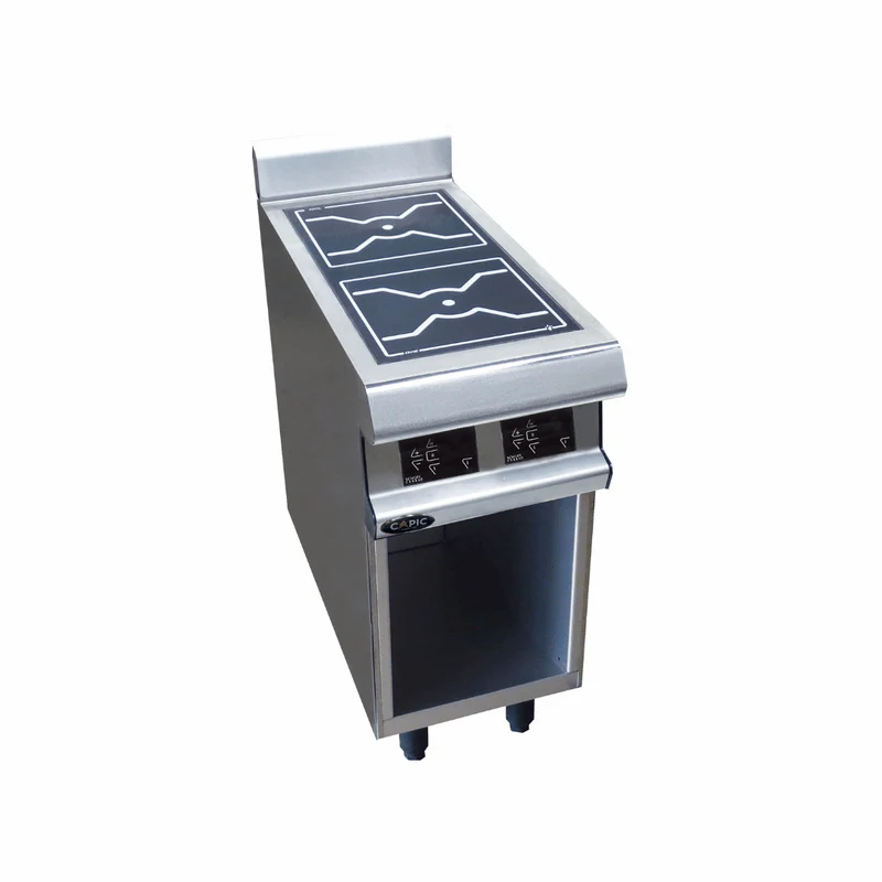 2 foyers induction sur meuble ouvert