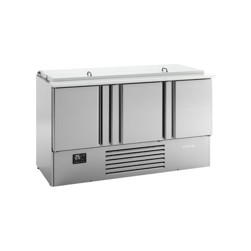 Saladette ouverte réfrigérée positive 3 portes - 355L