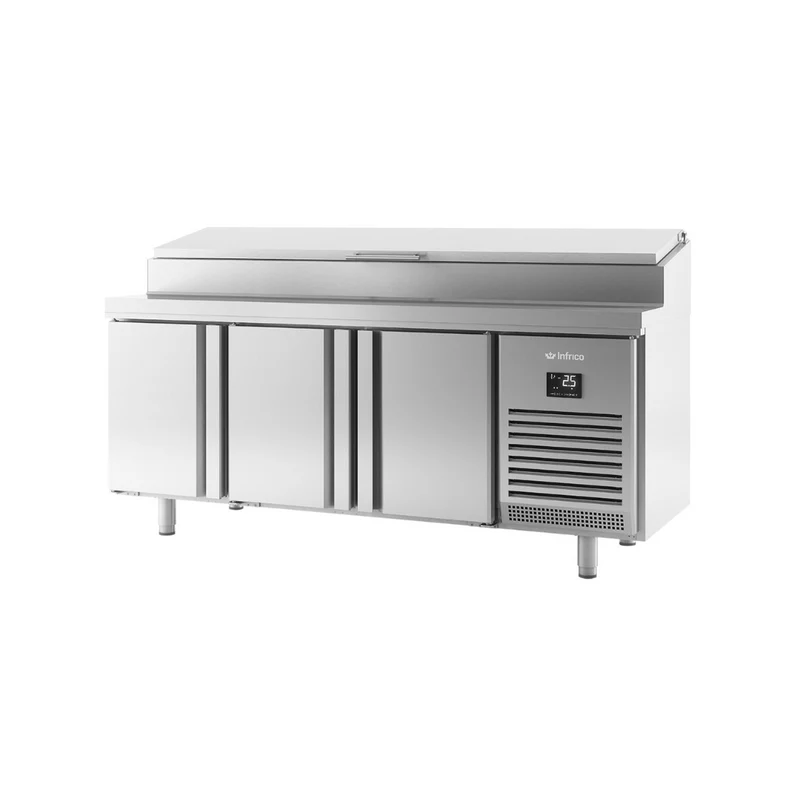 Saladette réfrigérée positive 3 portes - 385L