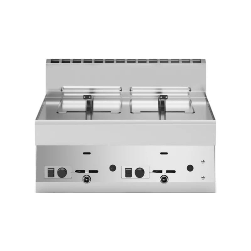 Friteuse à gaz 2 cuves de 8L à poser