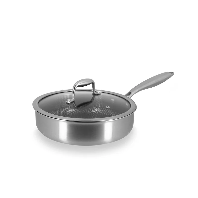 Sauteuse Trinox Ø24 cm en acier inoxydable revêtu