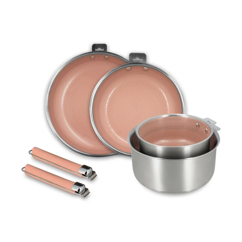 Lot de 6 pièces Aglaé en acier inoxydable