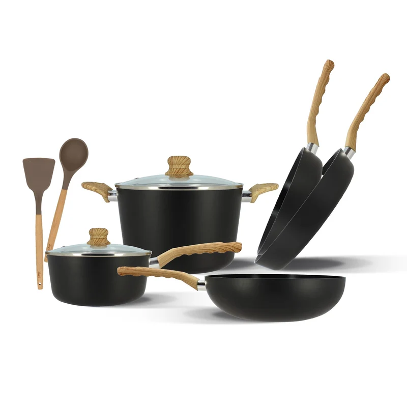Set de 9 Pièces Colorama Noir