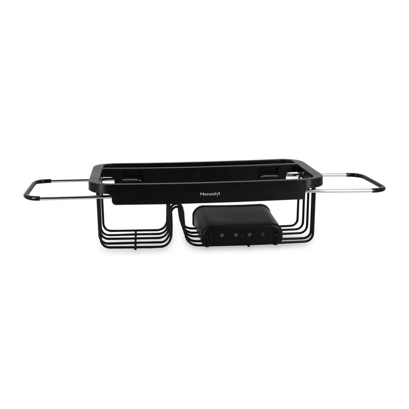Egouttoir extensible 34.5-48cm en polypropylène et acier inoxydable