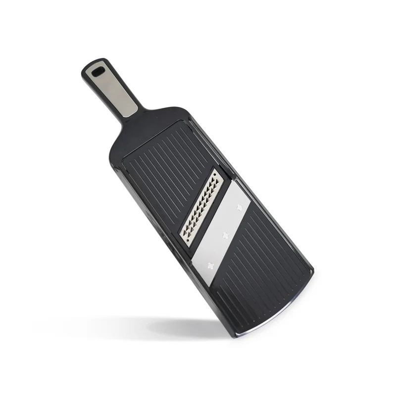 Mandoline avec poignée en plastique noir