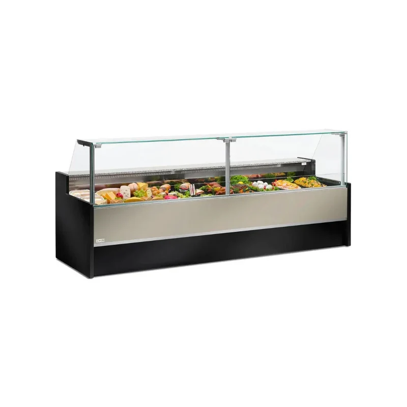 Vitrine réfrigérée statique avec réserve +2/+8°C - MESETAS