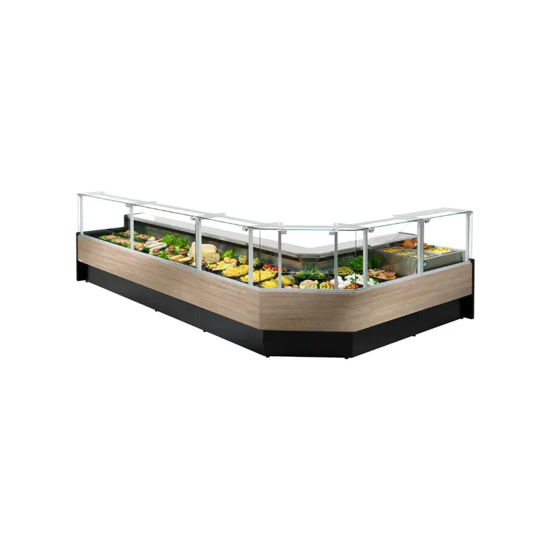 Vitrine bain-marie +30/+90°C - PORTHOS