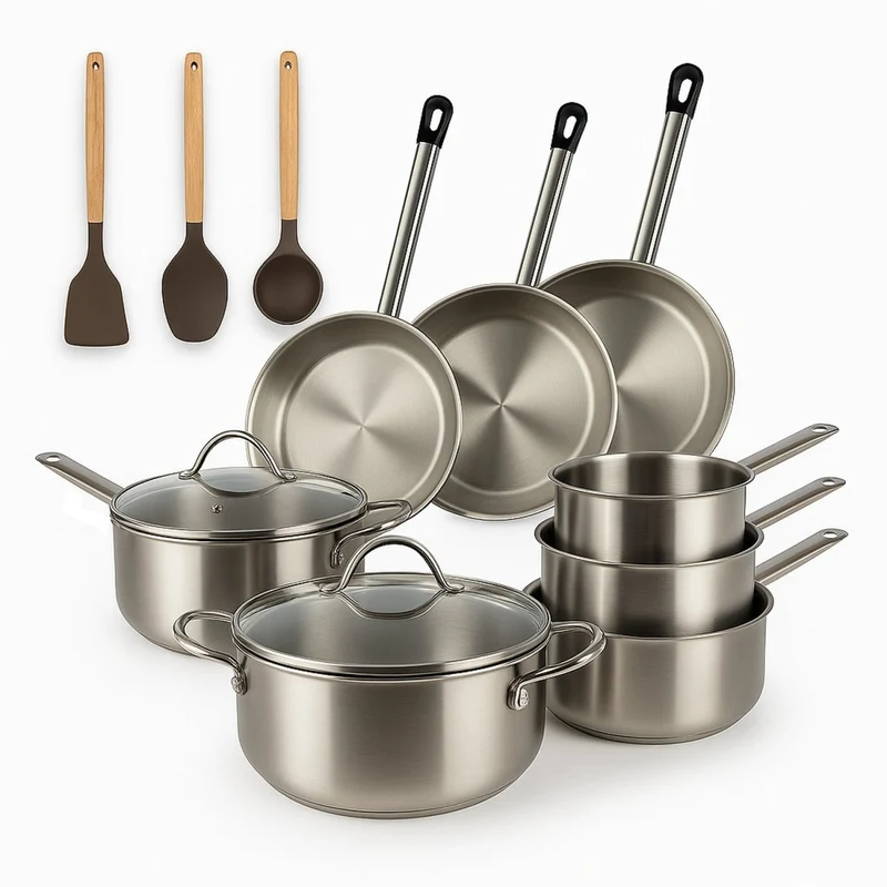 Set de 11 Pièces Professionnel en acier inoxydable