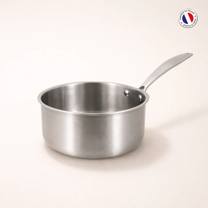 Casserole Triply en acier inoxydable triple couche 16 cm 🇫🇷
