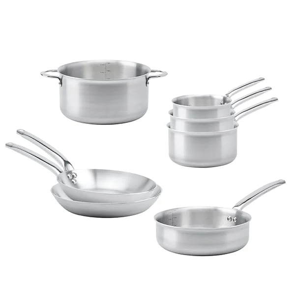 Batterie de cuisine 7 pièces tout inox Alchimy De Buyer