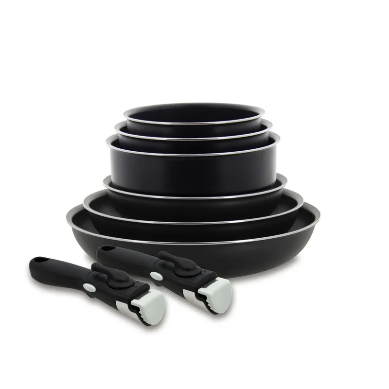 Batterie de cuisine 8 pièces Iris en aluminium