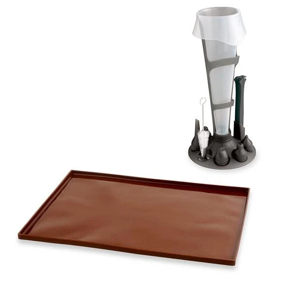 Lot Set poche à douille + Flexi' Plaque silicone de pâtisserie à rebords