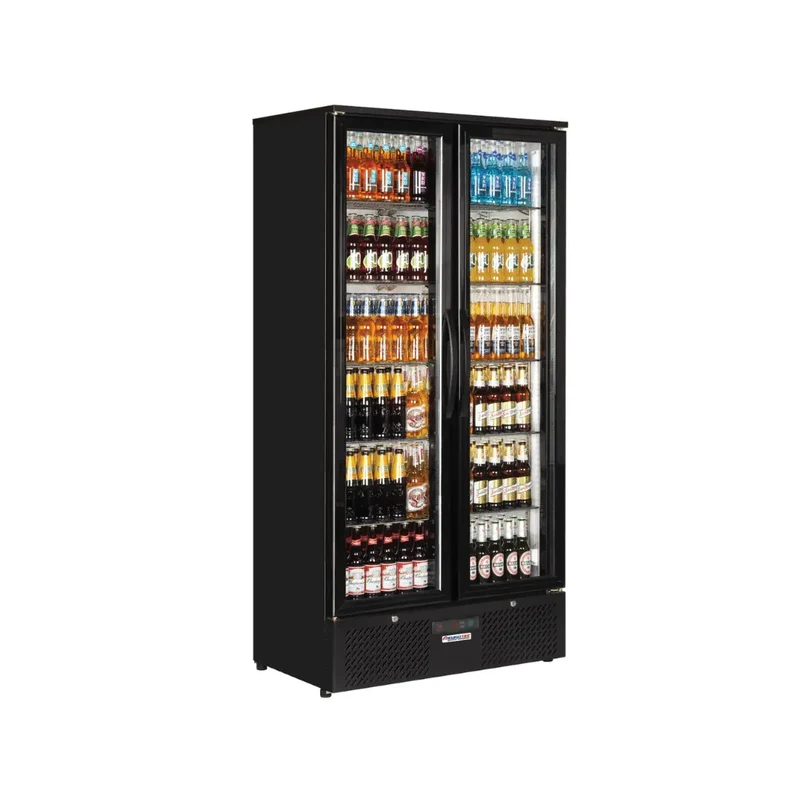 Vitrine à Boissons 2 Portes Vitrées Battantes - 515 Litres