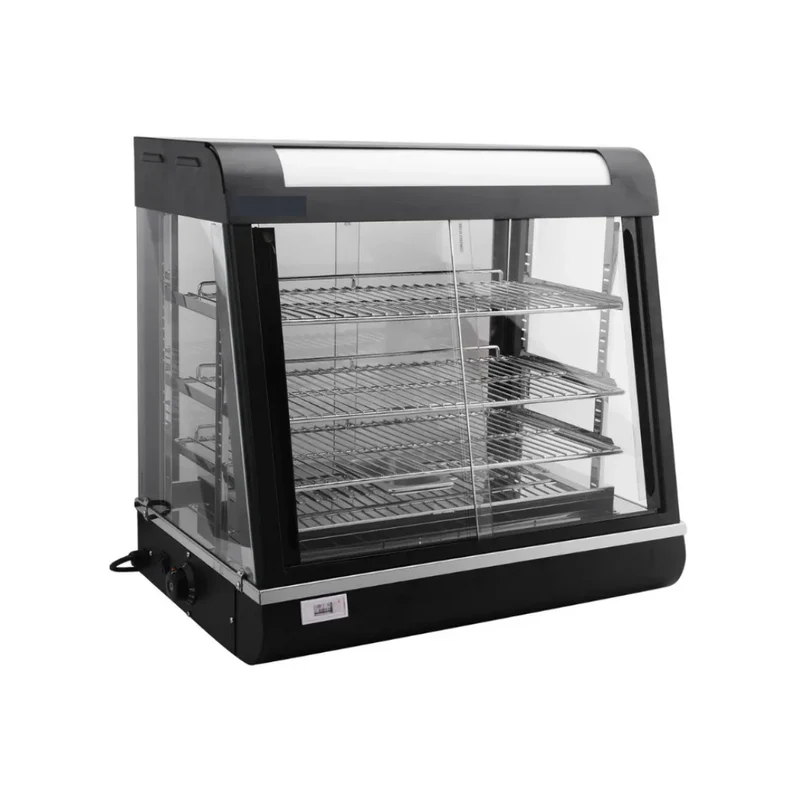 Vitrine chauffante à poser +30/+90°C 110L