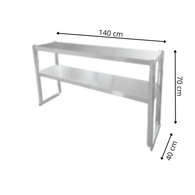 Colonnette en Inox - 1400x400x700 mm