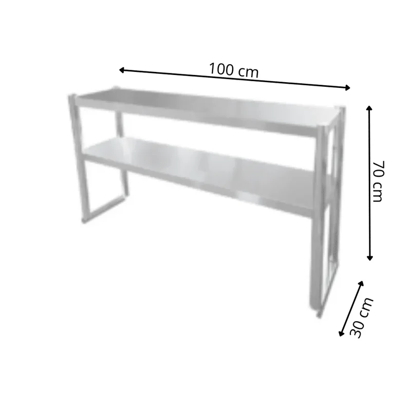 Colonnette en Inox - 1000x300x700 mm