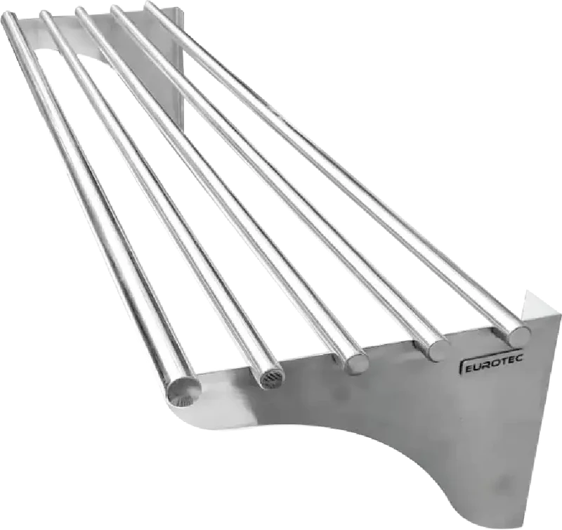 Étagère Barreaudée en Inox Tube Rond-1500x300x200 mm