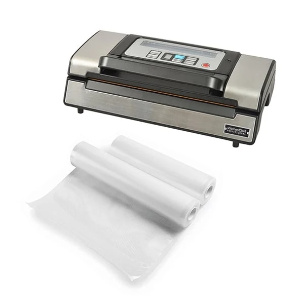 Lot appareil à emballer sous vide semi-pro VS5160 et 2 rouleaux de sachets à découper