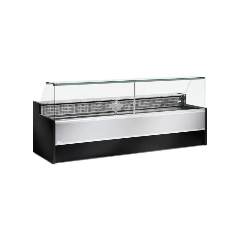 Vitrine réfrigérée ventilée sans réserve 3000x1090x1280mm +2/+8°C - PORTHOS
