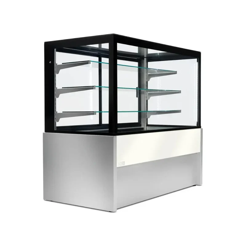 Vitrine réfrigérée ventilée sans réserve 4 niveaux 2000x780x1380mm 0/+8°C - KRISTALL