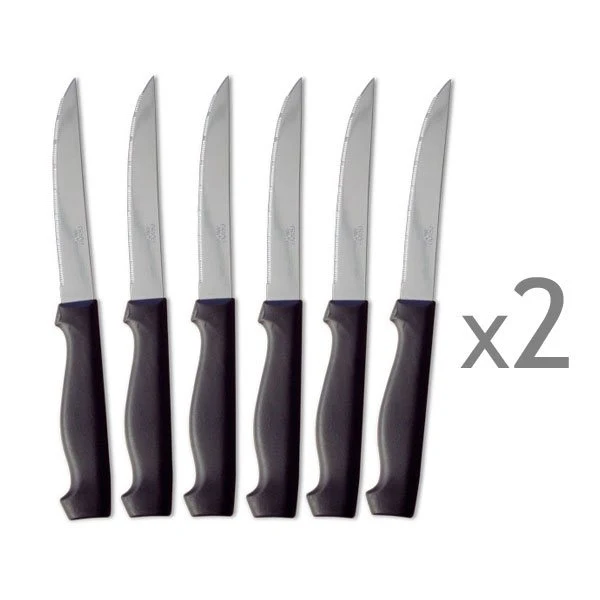 Lot 12 couteaux à steak Pradel