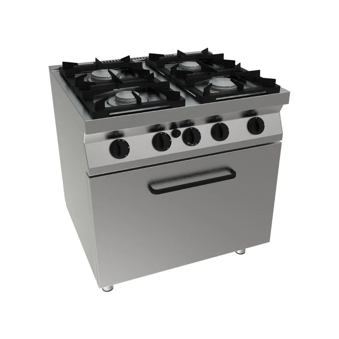 4 feux vifs sur four - 24,58 kW