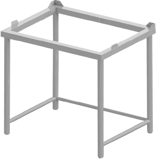 Support en INOX sans Roulettes