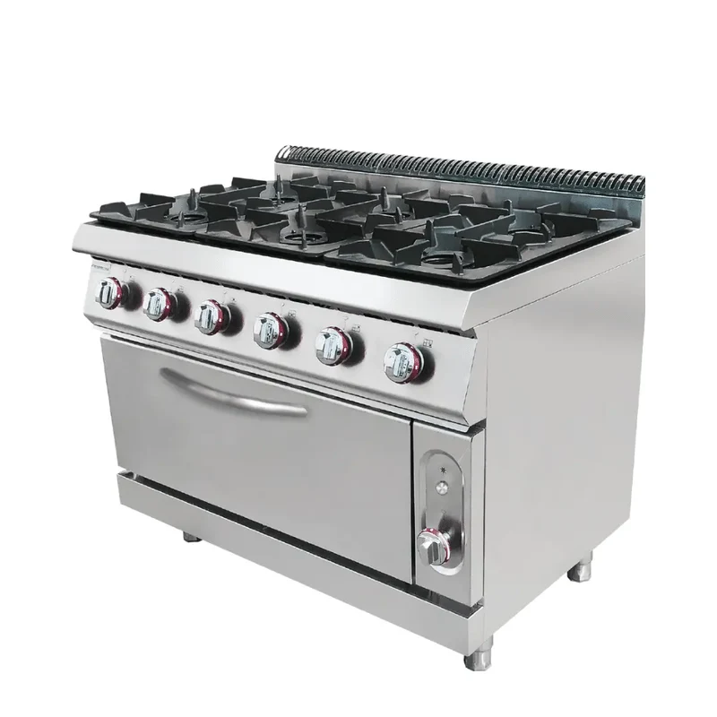 Cuisinière à Gaz 6 Feux - Sur Four