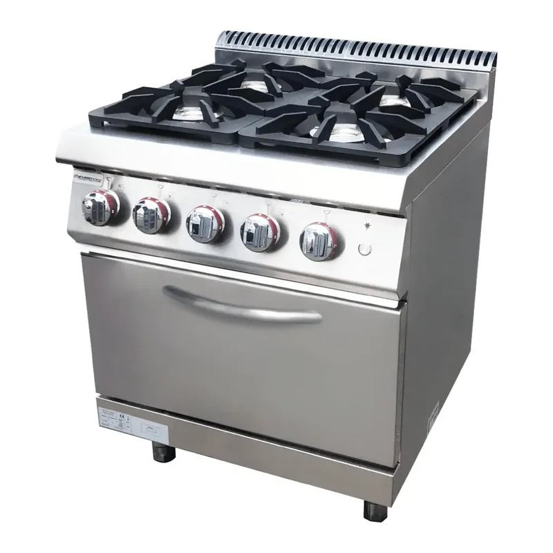 Cuisinière Gaz 4 Feux - Sur Four
