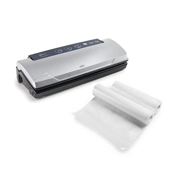 Lot appareil à emballer sous vide 35,5 cm et 2 rouleaux de sachets à découper Lacor