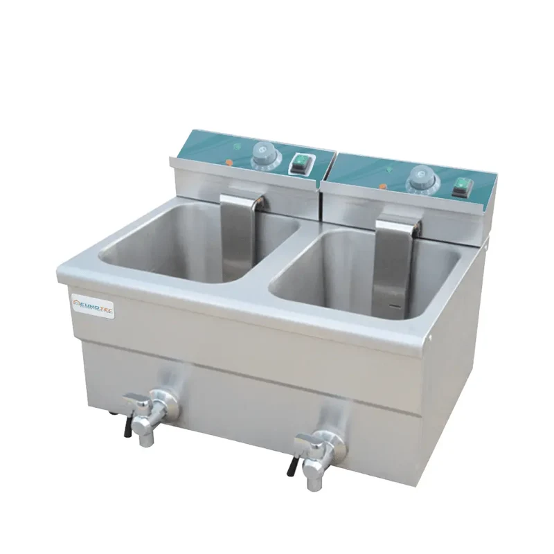 Friteuse 2 Bac Électrique - 2x12 Litres