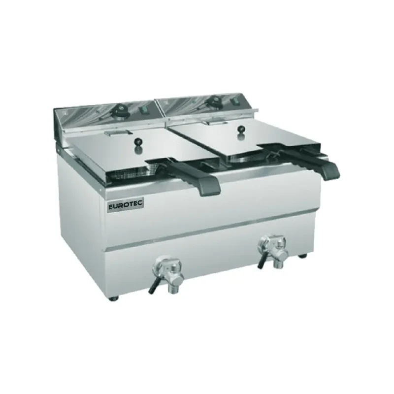 Friteuse Électrique 2 Bacs - 2x10 Litres
