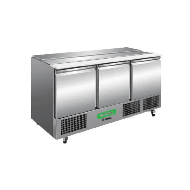 Saladette Réfrigérée Compacte 3 Portes TOP - Profondeur 700 mm