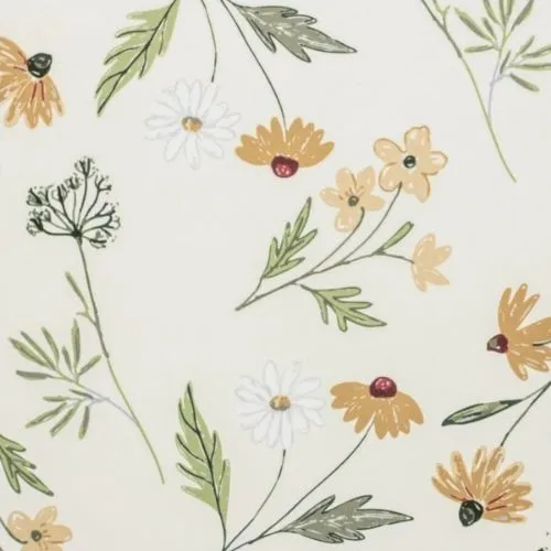 Nappe crème fleurie "Margaret"