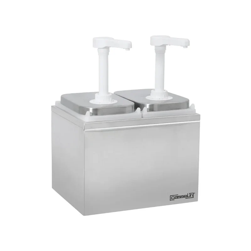 Pompe à sauce neutre 2 x 2L