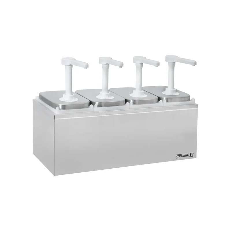 Pompe à sauce neutre 4 x 2L