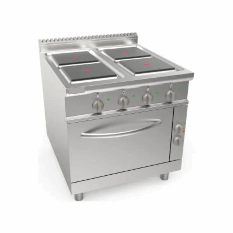 Cuisinière électrique 4 feux sur four électrique 21,48kW