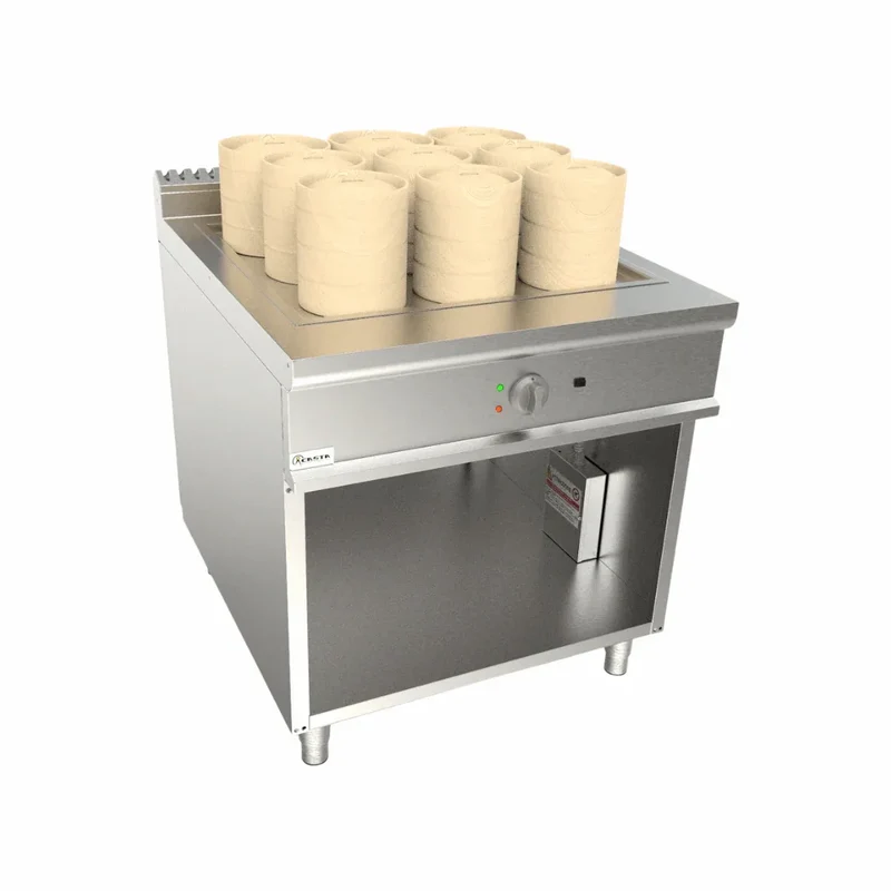 Cuiseur Vapeur pour Dim Sum électrique sur meuble ouvert GN 2/1+2x1/3 78L