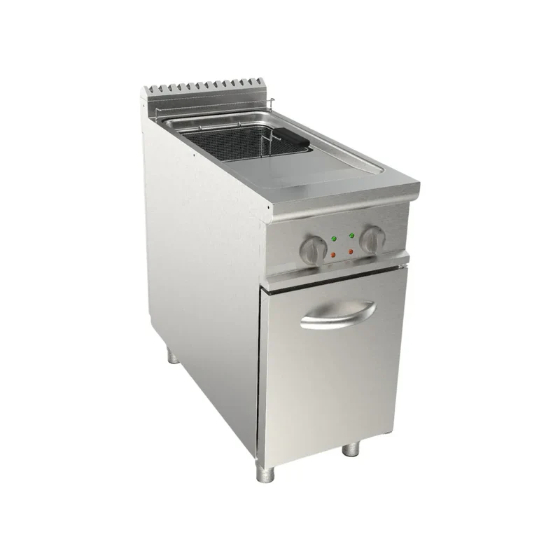 Friteuse électrique sur meuble avec porte 21L 20kW