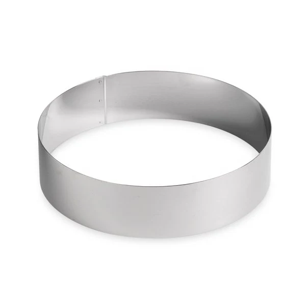 Cercle à vacherin inox 24 cm Gobel