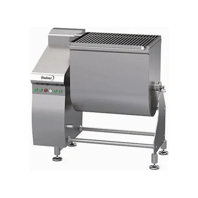 Mélangeur pétrin bras horizontal PMX275 MAX - Equipé avec élevateur bac 200L - Capacité de mélance 200 Kg - 275L 400V