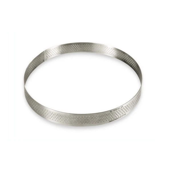 Cercle à tarte rond perforé 24,5 cm De Buyer