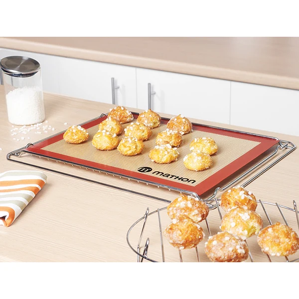 Tapis de cuisson professionnel silicone et fibre de verre 40 cm Mathon