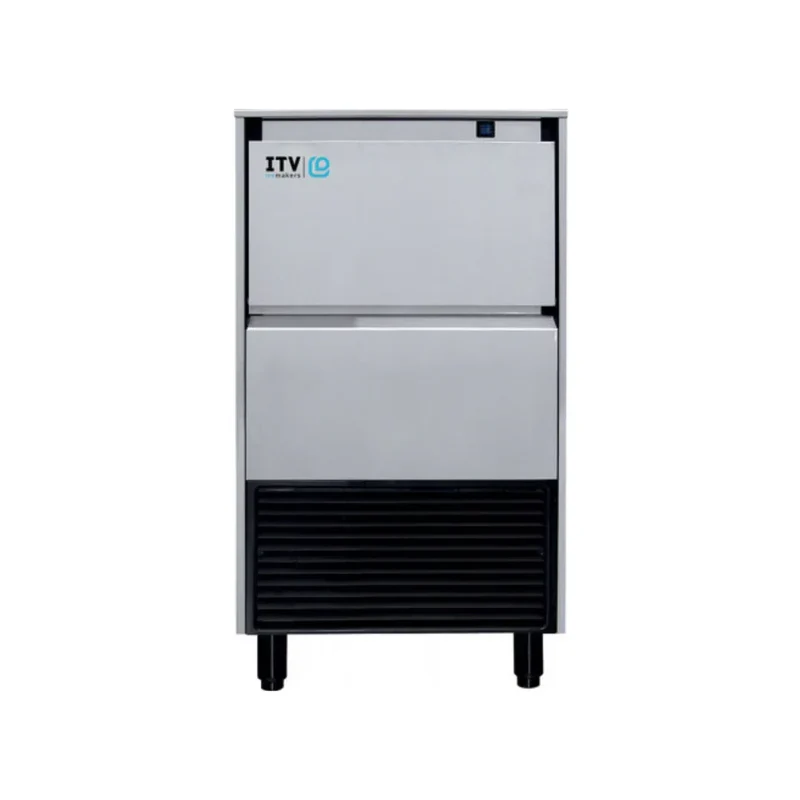 Machine à glaçons pleins 37 Kg - Réserve 20Kg - avec pompe de relevage - refroidissement à air