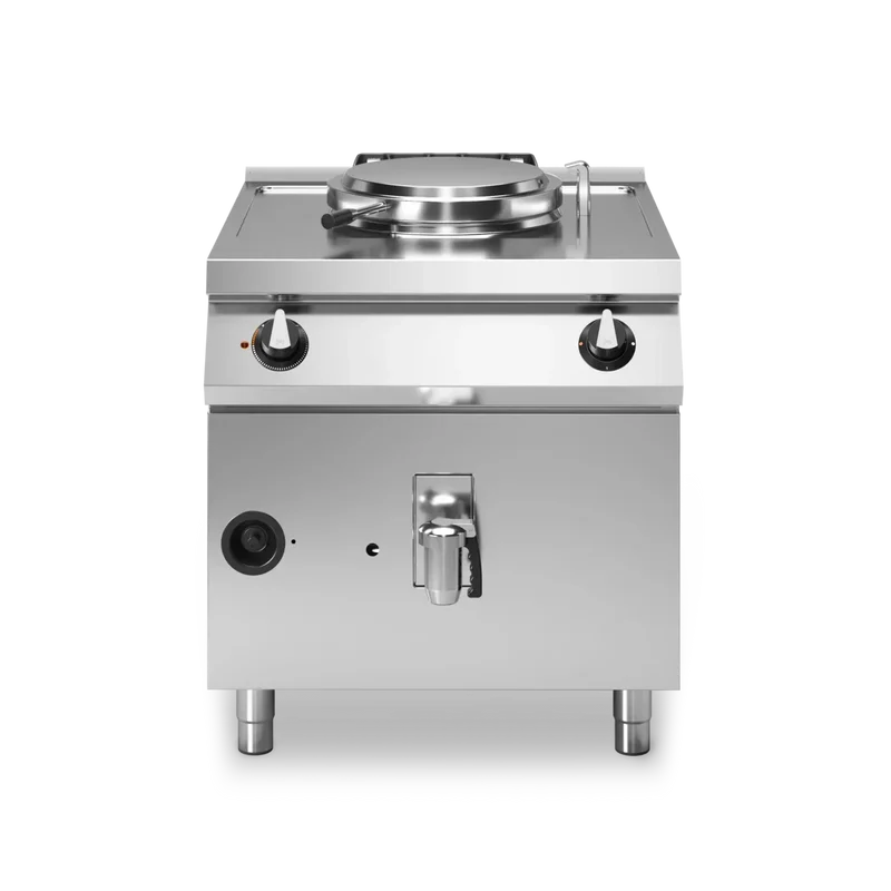Marmite à gaz chauffe direct - Capacité : 50 litres - 10,5 kW Gaz - 800x730x870mm